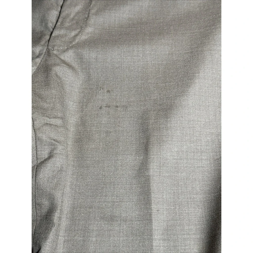 Ermenegildo Zegna Pants Mens 38/28 Light Brown 100% Wool Flat Front Dress Slacks